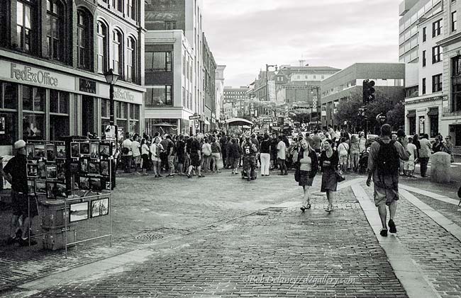 First Friday Crowd