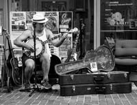 Street Musician-First Friday Art Walk - click to view larger image...