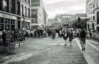 First Friday Crowd - click to view larger image...