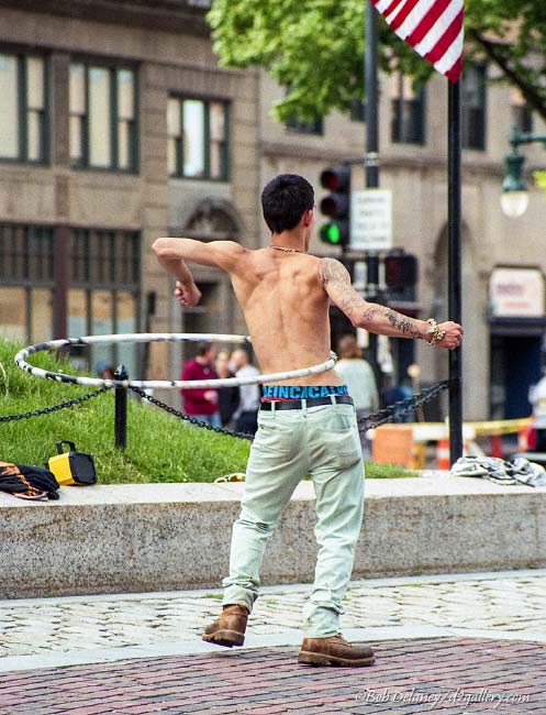 Showing Off His Calvins