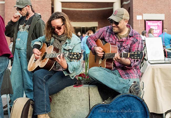 Street Musicians in front of PMA