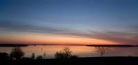 Sunrise Over Casco Bay from Eastern Promenade - click to view larger image...