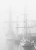 Tall Ships in Fog, Portland Maine - click to view larger image...