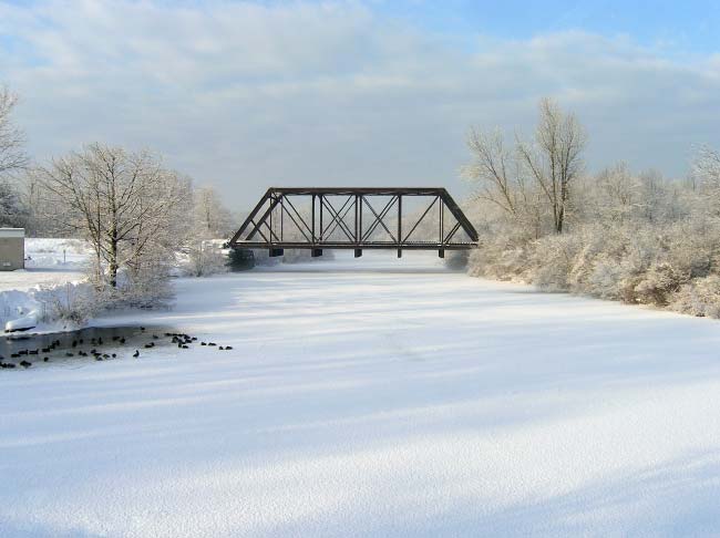 Railroad Bridge over the Royal River