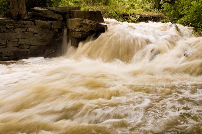 Falls at Picnic Point After Hanna