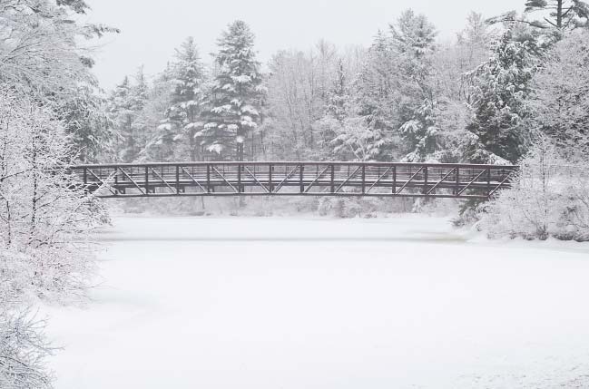 Footbridge Over the Royal River