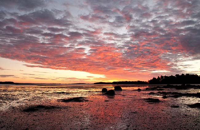 Sunrise at Sandy Point Beach