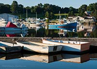 Dinghies at Yarmouth Town Landing - click to view larger image...