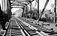 Tracks over the Royal River - click to view larger image...